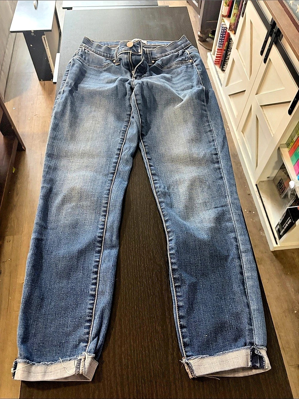Meritage Straight Leg Jeans Blue Waist 27